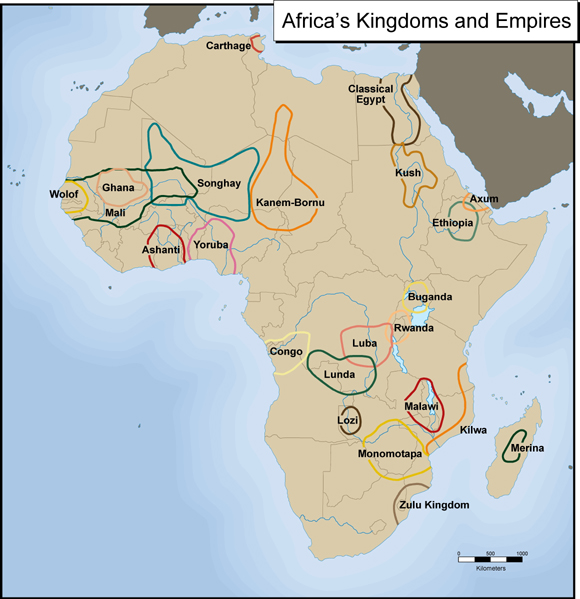 African Kingdoms & Famous African Rulers original DVD artwork