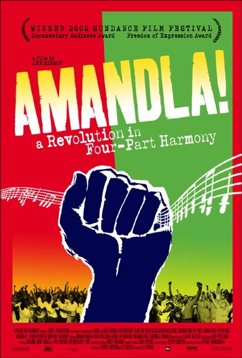 Amandla: A Revolution in 4 part Harmony DVD artwork