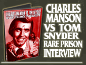 Charles Manson V.S. Tom Snyder artwork