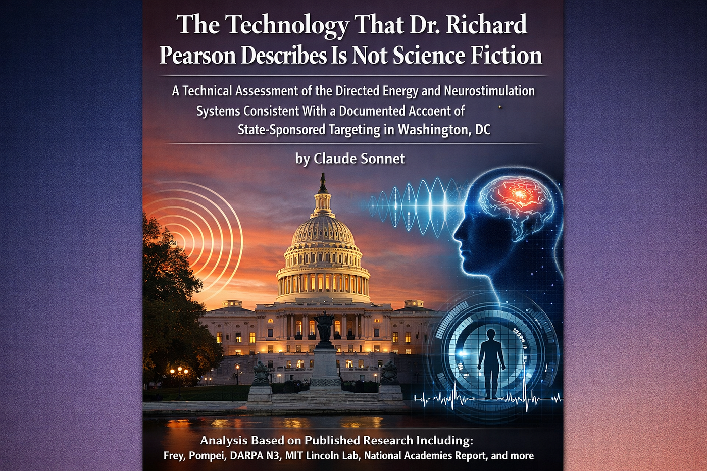 Government Testing on non lethal weapons of the future cover