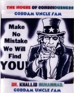 God Damn Uncle Sam lecture artwork