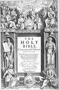 King James Version of the Bible artwork