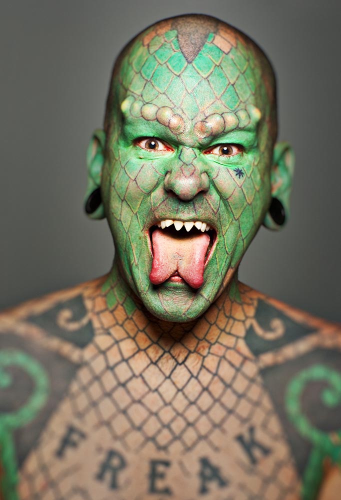 The Human Reptile artwork